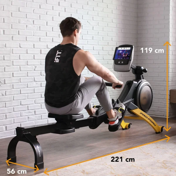 ნიჩბოსნობის ტრენაჟორი Rowing PRO - Image 3